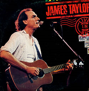 Album cover for James Taylor, "Live in Rio"